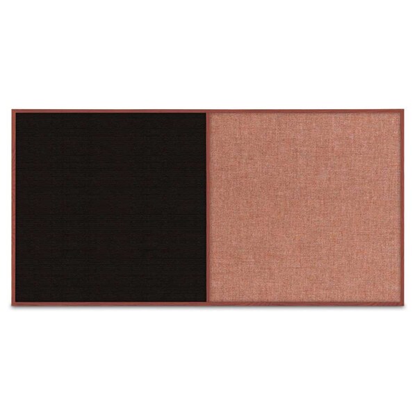 Enclosed Corkboard, 3 Door, 96"x48", 4" Fra